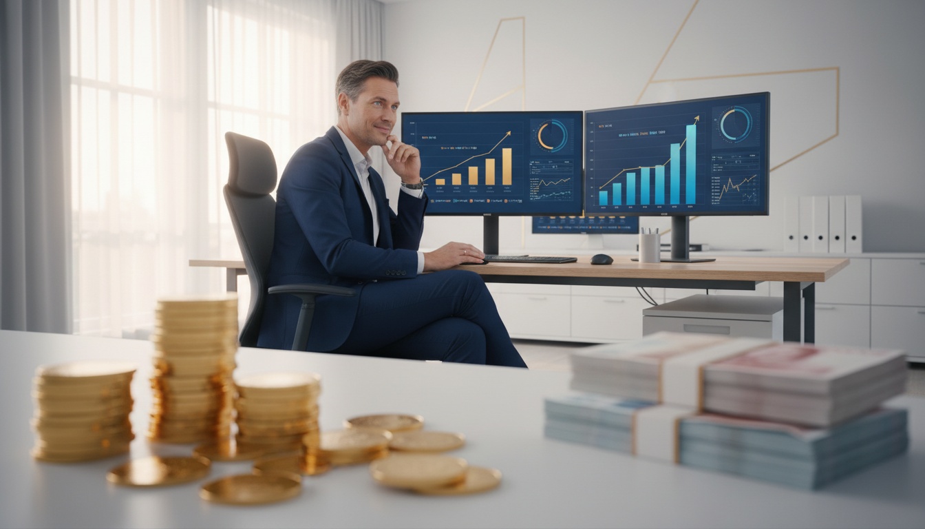 Illustration för bästa sättet att investera 1 miljon kronor för långsiktig avkastning